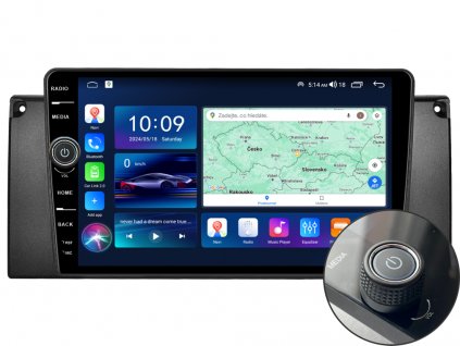 EVEREST 1 autorádio s Android pro BMW E53, CarPlay, AndroidAuto, bluetooth handsfree s GPS modulem, navigací, DAB a LCD IPS dotykovou obrazovkou evtech.cz