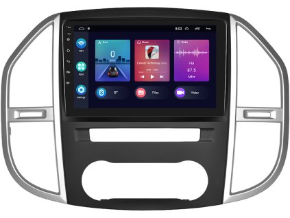 2DIN autorádio s Android pro Mercedes Benz Vito W447 (2014 2021), CarPlay, AndroidAuto a dotykovou obrazovkou evtech.cz