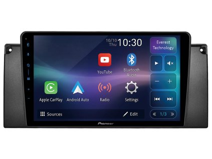 Pioneer autorádio SPH PF97BT pro BMW E53, CarPlay, AndroidAuto a dotykovou obrazovkou everest technology, evtech.cz