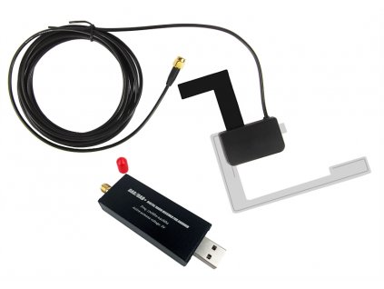 DAB+ vnitrni aktivni antena s USB adapterem pro 2DIN autoradia s Android evtech.cz