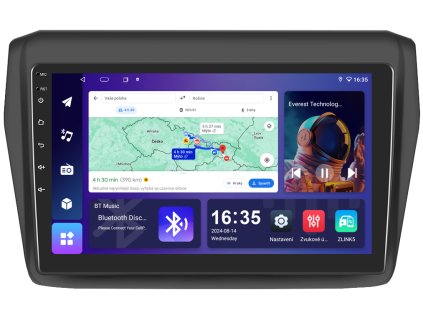 2DIN autorádio T68 s Android pro Suzuki Swift VI 17 20, CarPlay, AndroidAuto a dotykovou obrazovkou evtech.cz