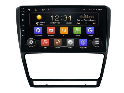 ISUDAR autorádio s Android pro Škoda Octavia II, Mk 2, CarPlay, AndroidAuto a dotykovou obrazovkou evtech.cz