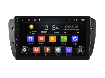 ISUDAR autorádio T75 s Android 13 pro Seat Ibiza, Volkswagen, CarPlay, AndroidAuto a dotykovou obrazovkou evtech.cz