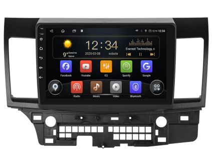 ISUDAR autorádio T75 pro Mitsubishi Lancer, CarPlay, AndroidAuto a dotykovou obrazovkou evtech.cz