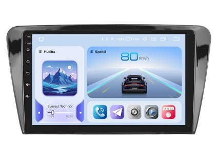Xtrons autorádio IQP s Android pro Škoda Octavia III, Mk 3, CarPlay, AndroidAuto a LCD IPS dotykovou obrazovkou evtech.cz