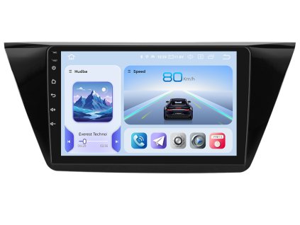 Xtrons autorádio IQP s Android pro Volkswagen Touran II, CarPlay, AndroidAuto a LCD IPS dotykovou obrazovkou evtech.cz