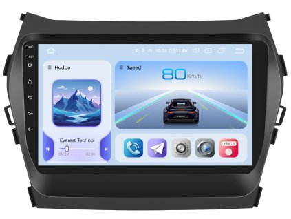 Xtrons autorádio IAP12 s Android 13 pro Hyundai Santa Fe IX45 13 18, 6, AndroidAuto s dotykovou obrazovkou evtech.cz