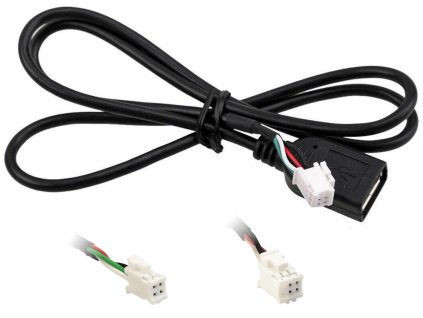 USB kabel pro 2DIN autorádia s OS Android konektor 4 PIN 6PIN evtech.cz
