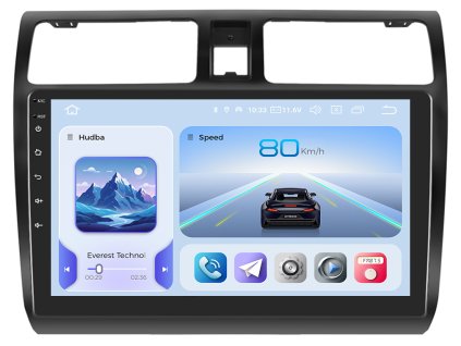Xtrons autorádio IQP s Android pro Suzuki Swift 04 10, CarPlay, AndroidAuto a LCD IPS dotykovou obrazovkou evtech.cz