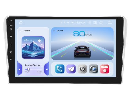 Xtrons autorádio IAP12 s Android 13 pro Toyota Avensis 02 08, 6, AndroidAuto s dotykovou obrazovkou evtech.cz