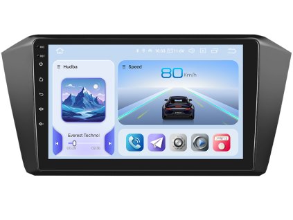 Xtrons autorádio IQP s Android pro Volkswagen Passat B8, (2015–2020) černý, CarPlay, AndroidAuto a LCD IPS dotykovou obrazovkou evtech.cz
