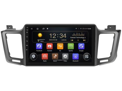 T72 2DIN autorádio s Android pro Toyota RAV4 XA40, CarPlay, AndroidAuto, CP, DAB a dotykovou obrazovkou evtech.cz