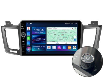 EVEREST autorádio s Android pro Toyota RAV4 XA40, CarPlay, AndroidAuto a LCD IPS dotykovou obrazovkou evtech.cz