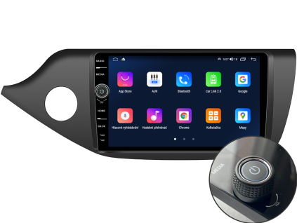 Everest EVE autorádio s Android pro Kia Ceed II. generace, 1, CarPlay, AndroidAuto s GPS modulem a dotykovou obrazovkou evtech.cz
