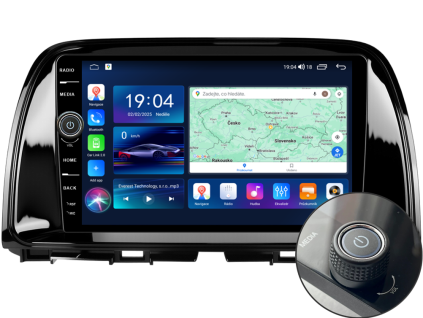 Everest autorádio s Android pro Mazda CX 5, (2012 2015), 1, CarPlay, AndroidAuto s GPS modulem a dotykovou obrazovkou evtech.cz