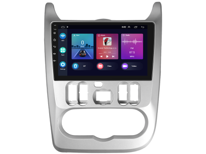2DIN autorádio s Android pro Dacia Logan 1, Sandero 1, 2009 2015, CarPlay, AndroidAuto s GPS modulem a dotykovou obrazovkou evtech.cz