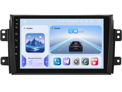 Xtrons autorádio s Android pro Suzuki SX4, (2006 2013), 1, CarPlay, AndroidAuto s GPS modulem a dotykovou obrazovkou evtech.cz