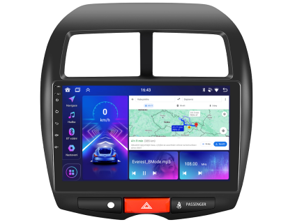BMODE 2DIN autorádio s Android pro Mitsubishi ASX Peugeot 4008, CarPlay, AndroidAuto a dotykovou obrazovkou evtech.cz