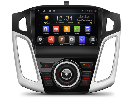 Isudar T72+T75 autorádio s Android pro Ford Focus III, Mk 3, (2011 2017), 1, CarPlay, AndroidAuto s GPS modulem a dotykovou obrazovkou evtech.cz