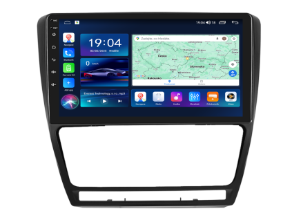 Everest EVT autorádio s Android pro Škoda Octavia II, Mk 2, 1, CarPlay, AndroidAuto a LCD IPS dotykovou obrazovkou evtech.cz
