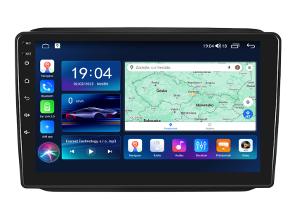 Everest EVT autorádio pro Škoda Fabia 2, 1, CarPlay, AndroidAuto a dotykovou obrazovkou evtech.cz