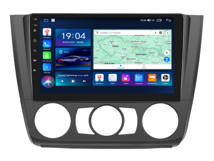 Everest EVT autorádio s Android pro BMW 1 Series Série, 1, AndroidAuto, bluetooth handsfree s GPS modulem, navigací, DAB a dotykovou obrazovkou evtech.cz