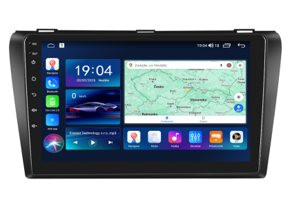 Everest EVT autorádio IAP12 s Android 13 pro Mazda 3, 1, AndroidAuto s dotykovou obrazovkou evtech.cz