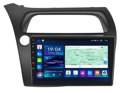 Everest EVT autorádio IAP12 s Android 13 pro Honda Civic, 1, AndroidAuto s dotykovou obrazovkou evtech.cz
