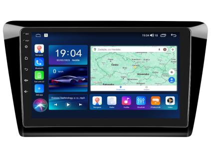Everest EVT autorádio s Android 13 pro Škoda Rapid, 1, AndroidAuto s dotykovou obrazovkou evtech.cz
