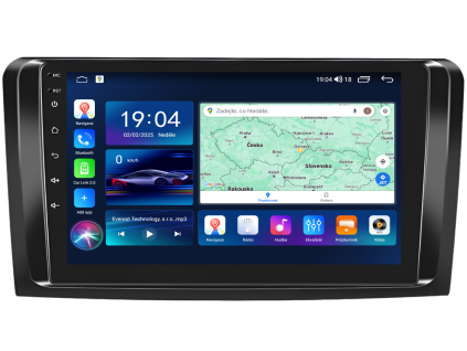 Everest EVT autorádio IAP12 s Android pro Mercedes Benz ML W164 (2007–2011), 1, AndroidAuto s dotykovou obrazovkou evtech.cz
