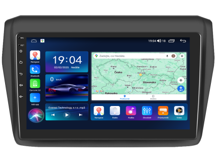 Everest EVT autorádio A3018 s Android pro Suzuki Swift VI 17 20, 1, AndroidAuto, bluetooth handsfree s GPS modulem, navigací, DAB a dotykovou obrazovkou evtech.cz