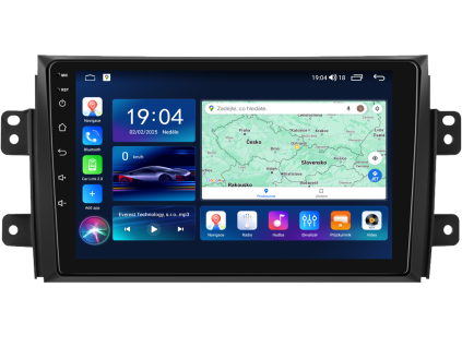 Everest EVT autorádio s Android pro Suzuki SX4, (2006 2013), 1, CarPlay, AndroidAuto s GPS modulem a dotykovou obrazovkou evtech.cz