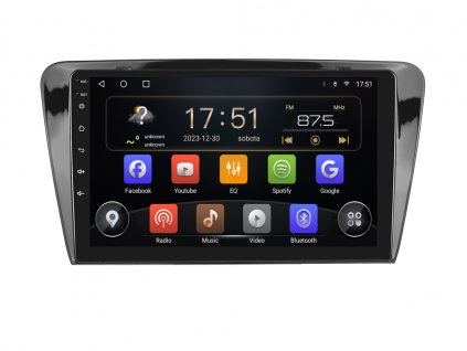 ISUDAR autorádio T72 s Android 13 pro Škoda Octavia 3, CarPlay, AndroidAuto, bluetooth handsfree s GPS modulem, navigací, DAB a dotykovou obrazovkou evtech.cz