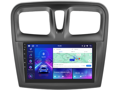 Bmode BEV+BEX autorádio s Android pro Dacia Logan 2, Sandero 2, 1, CarPlay, AndroidAuto s GPS modulem a dotykovou obrazovkou evtech.cz