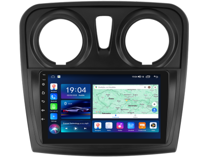 Everest EVT autorádio s Android pro Dacia Logan 2, Sandero 2, 2012 2019, 1, CarPlay, AndroidAuto s GPS modulem a dotykovou obrazovkou evtech.cz