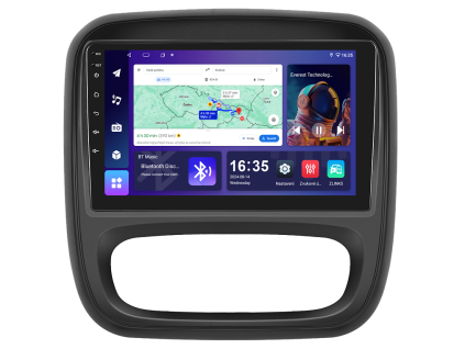 ISUDAR 1 autorádio T68B s Android 13 pro Renault Trafic, Opel Vivaro, CarPlay, AndroidAuto, bluetooth handsfree s GPS modulem, navigací, DAB a dotykovou obrazovkou evtech.cz