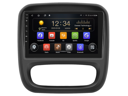 ISUDAR autorádio T72 s Android 13 pro Renault Trafic, Opel Vivaro, CarPlay, AndroidAuto a dotykovou obrazovkou evtech.cz