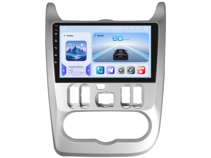 Xtrons IQP autorádio s Android pro Dacia Logan 1, Sandero 1, 2009 2015, 1, CarPlay, AndroidAuto s GPS modulem a dotykovou obrazovkou evtech.cz