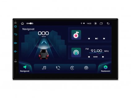 2DIN autorádio Xtrons TIA723L s Android 12, CarPlay, AndroidAuto s GPS modulem a dotykovou obrazovkou evtech.cz