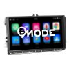 Bmode autorádio BVW59 s Android 13 pro Škoda, Volkswagen, Seat, pohled z boku, CarPlay, AndroidAuto, bluetooth handsfree, DAB a LCD dotykovou obrazovkou evtech.cz