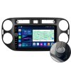 EVEREST autorádio s Android pro Volkswagen Tiguan I, Mk 1, (2007–2015) černý, CarPlay, AndroidAuto a LCD IPS dotykovou obrazovkou evtech.cz