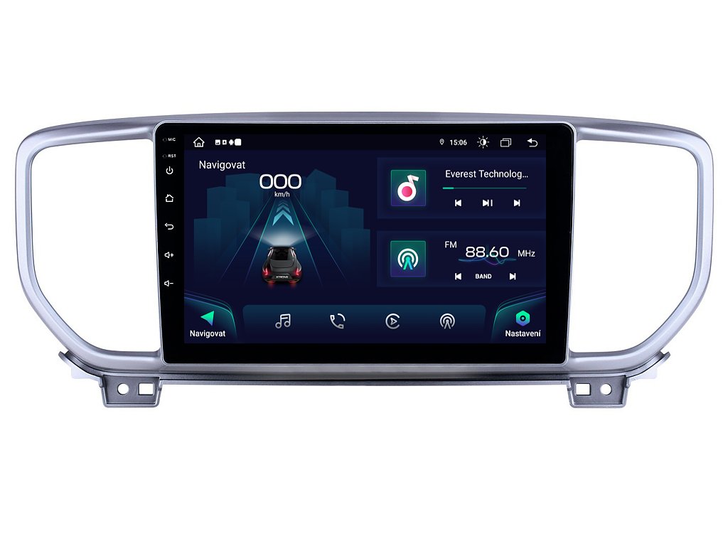 Xtrons autorádio s Android 13 pro Kia Sportage, CarPlay, AndroidAuto a LCD IPS dotykovou obrazovkou evtech.cz