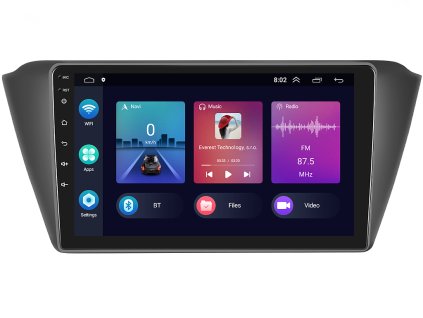 2DIN autorádio A3018 s Android pro Škoda Fabia III, Mk 3, CarPlay, AndroidAuto a dotykovou obrazovkou evtech.cz