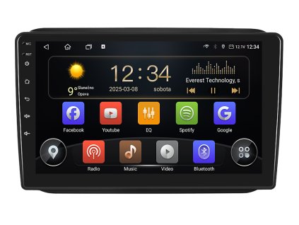 ISUDAR autorádio T72 pro Škoda Fabia 2, CarPlay, AndroidAuto a dotykovou obrazovkou evtech.cz