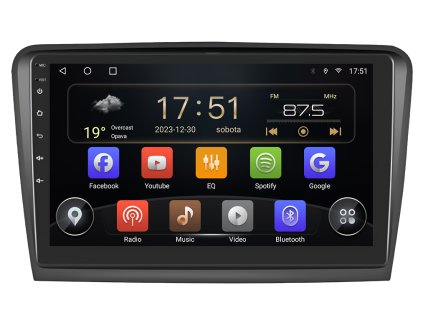 ISUDAR autorádio T72 s Android 13 pro Škoda Superb 2, CarPlay, AndroidAuto a dotykovou obrazovkou evtech.cz