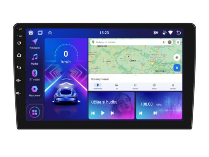 2DIN autorádio Bmode UN04M s Android 13, CarPlay, AndroidAuto s GPS modulem a dotykovou obrazovkou CC evtech.cz