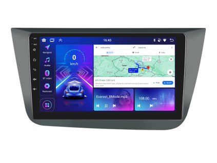 Bmode autorádio s Android 13 pro Seat Altea, Toledo, Volkswagen, CarPlay, AndroidAuto, bluetooth handsfree s GPS modulem, navigací, DAB a LCD IPS dotykovou obrazovkou evtech.cz