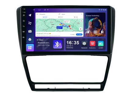 ISUDAR 2DIN autorádio T68B s Android 13 pro Škoda Octavia 2, CarPlay, AndroidAuto, bluetooth handsfree s GPS modulem, navigací, DAB a LCD IPS dotykovou obrazovkou evtech.cz