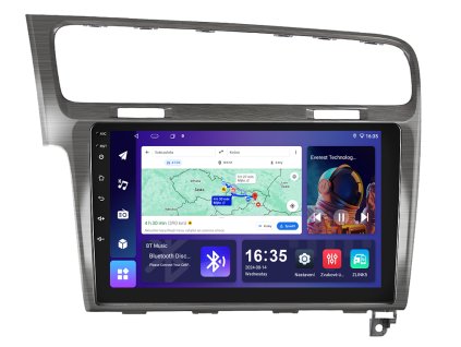 ISUDAR autorádio T68B s Android pro Volkswagen Golf VII, MK7, CarPlay, AndroidAuto s GPS modulem a dotykovou obrazovkou evtech.cz