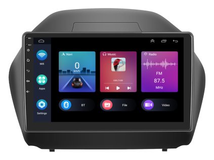 2DIN autorádio A3019 s Android 13 pro Hyundai IX35, CarPlay, AndroidAuto, bluetooth handsfree s GPS modulem, navigací, DAB a dotykovou obrazovkou evtech.cz